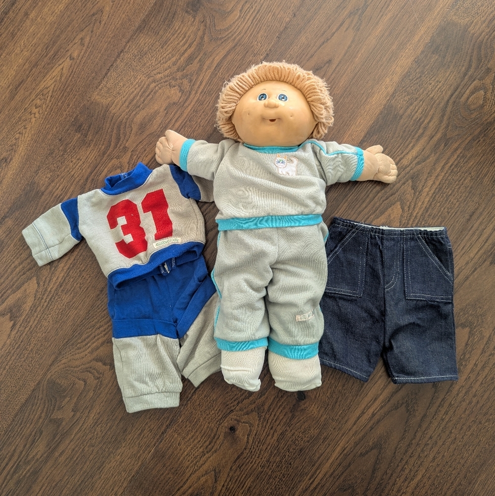 Vintage Cabbage Patch Boy Doll